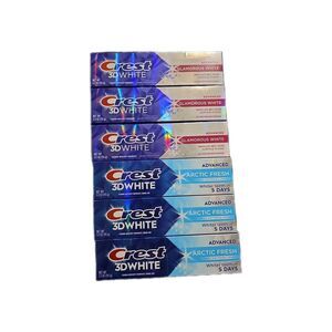 Lot of 6 Crest Pro-Health Advanced Toothpaste 3.3‎ oz Glamorous & Arctic Fresh